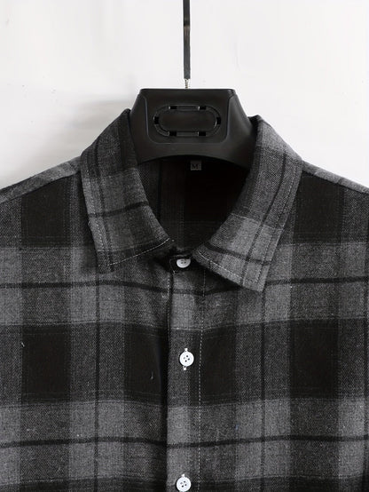 Clayton | Relaxed Checked Long-Sleeve Shirt