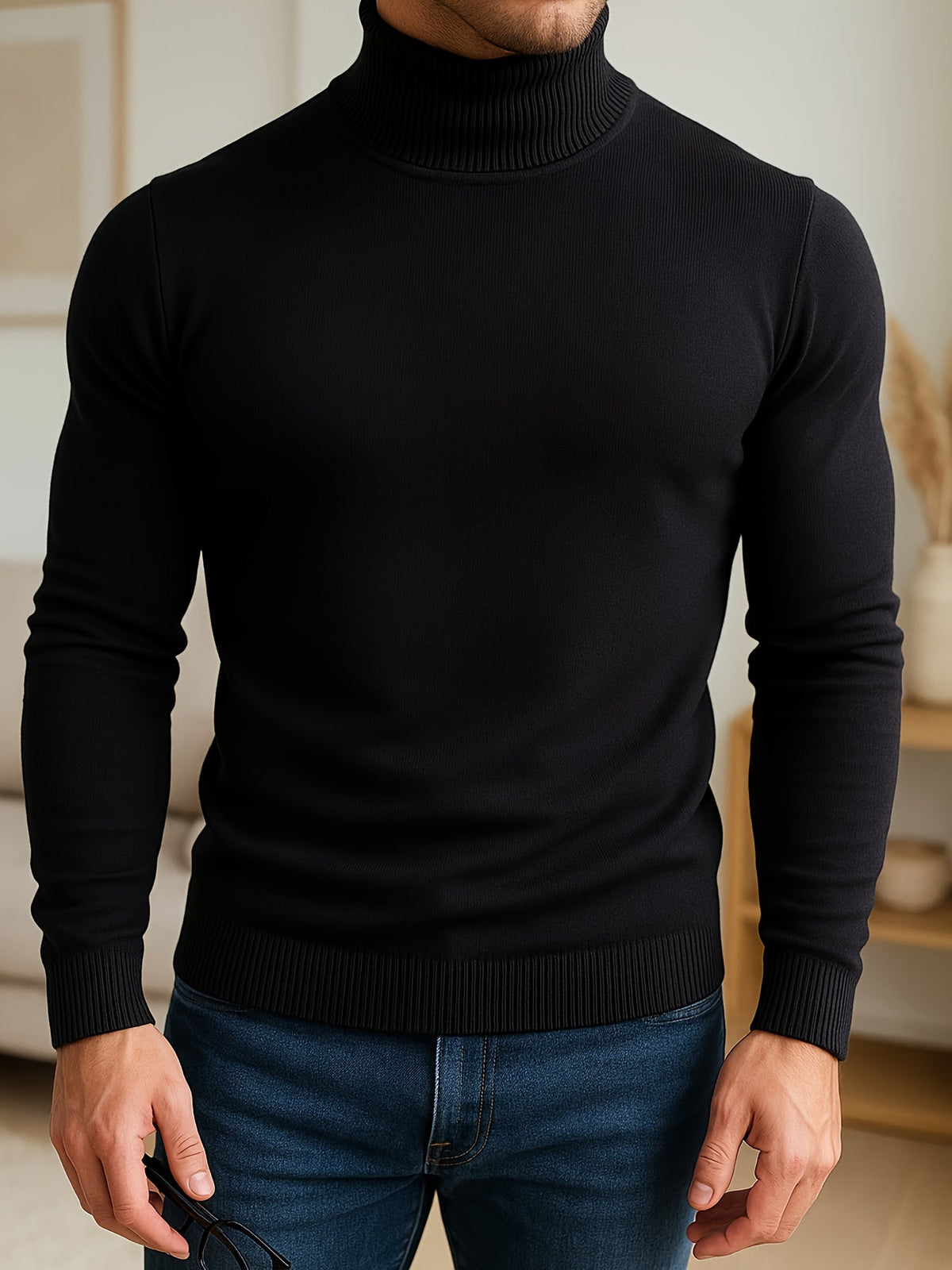 Gideon | Refined Roll-Neck Sweater