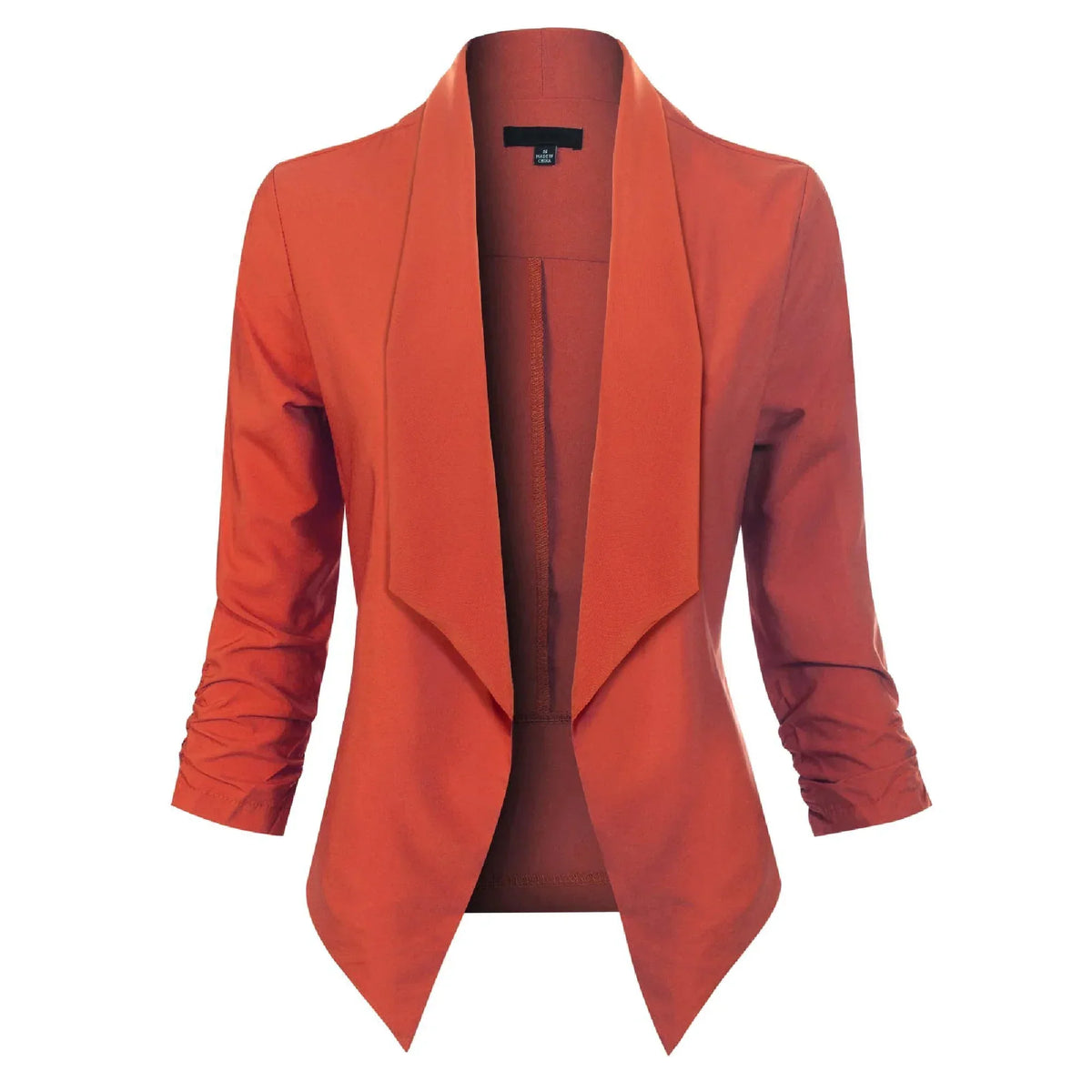 Beverly | Draped Open-Front Blazer