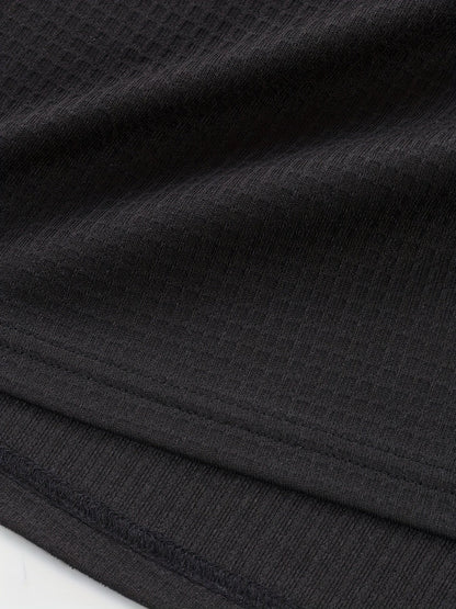 Sawyer | Textured Contrast Henley Shirt