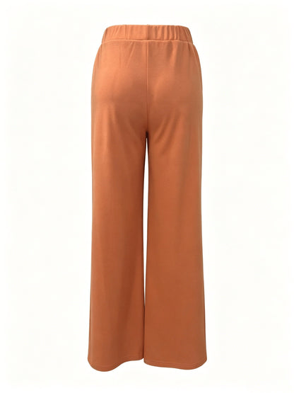 Marlene | High-Waisted Straight-Leg Trousers