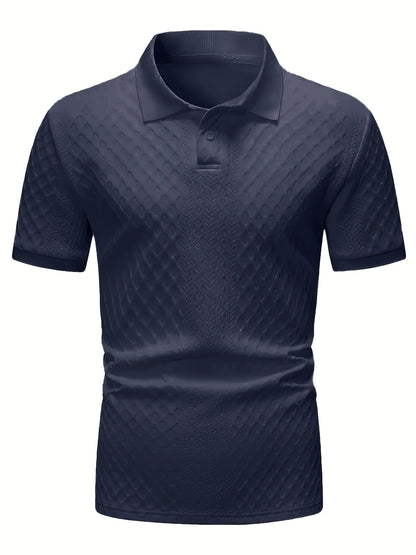 Harrington | Textured Business Polo Shirt