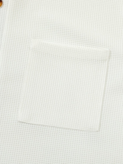 Dawson | Textured Long-Sleeve Henley Shirt