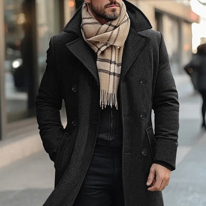 Bertram | Tailored Double-Breasted Overcoat