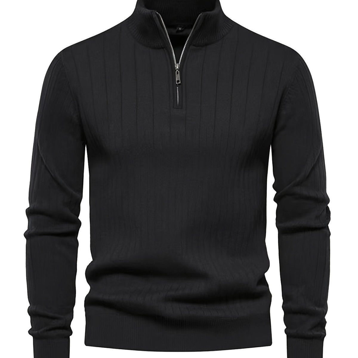 Camden | Ribbed Quarter-Zip Sweater