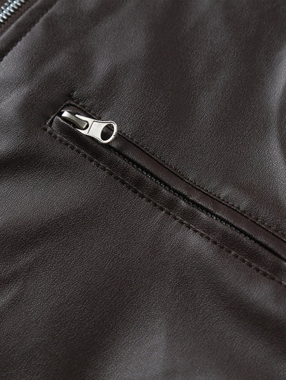 Wallace | Stand-Collar Moto Jacket