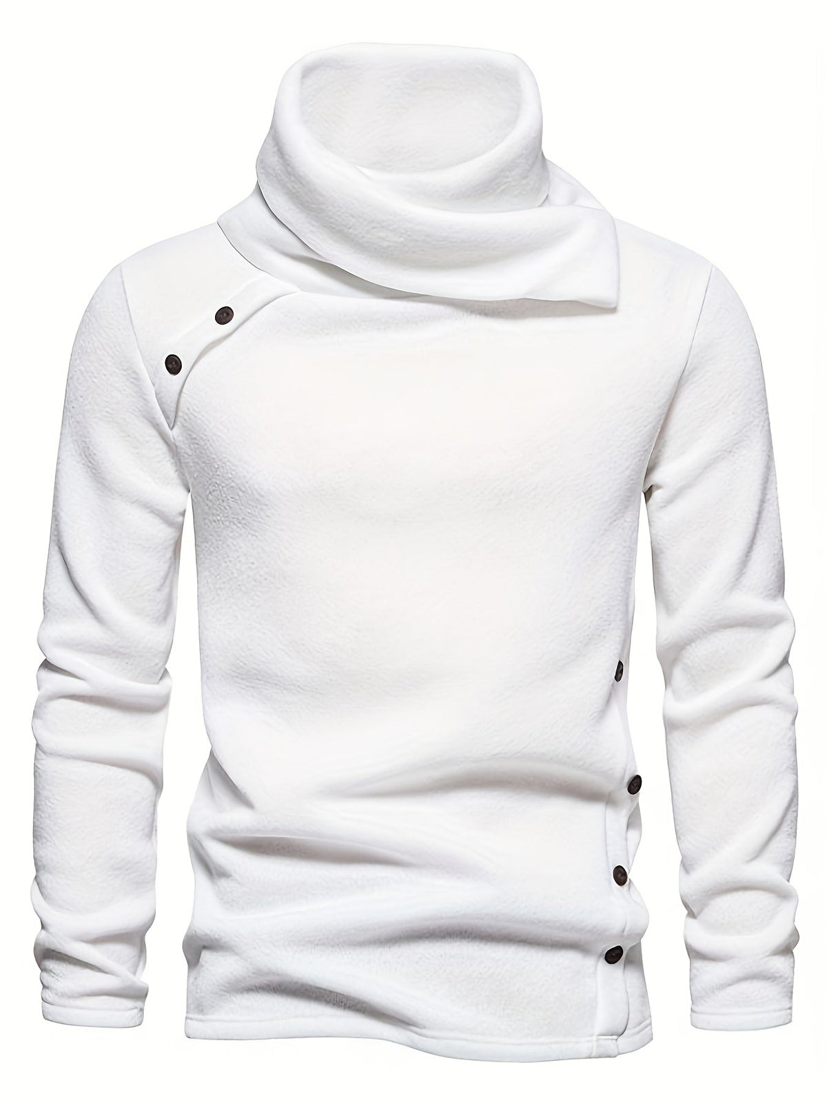 Marcus | Slouch-Neck Button Sweater