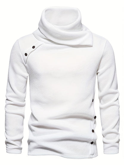 Marcus | Slouch-Neck Button Sweater