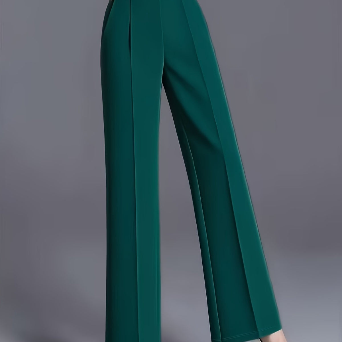 Marlene | High-Waisted Straight-Leg Trousers