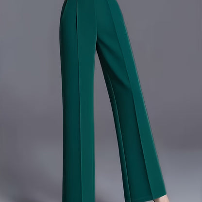 Marlene | High-Waisted Straight-Leg Trousers