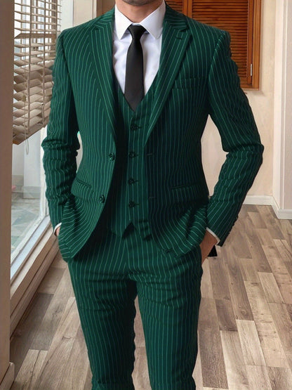 Maxwell | Pinstripe Three-Piece Suit