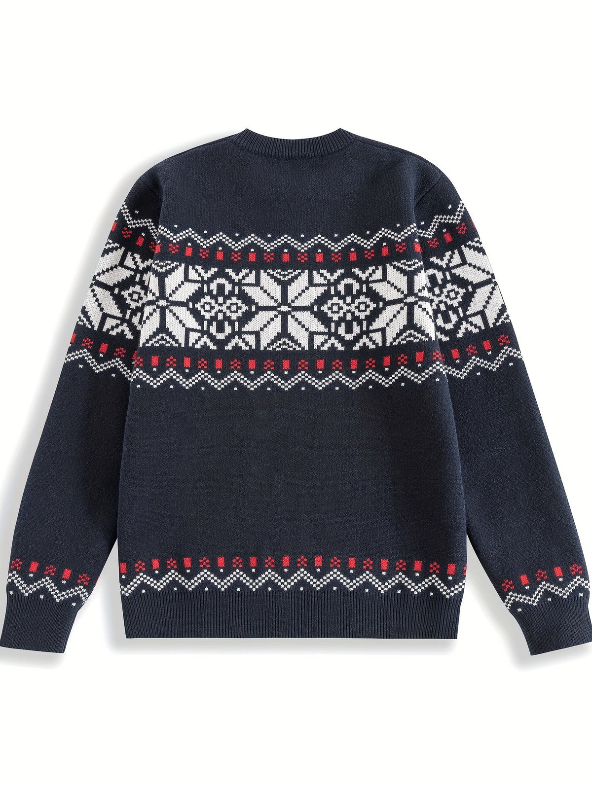 Fabian | Nordic Patterned Crewneck Sweater