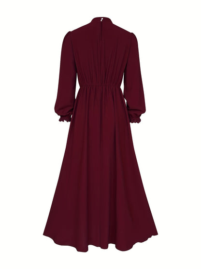 Susannah | Romantic High-Neck Maxi Dress