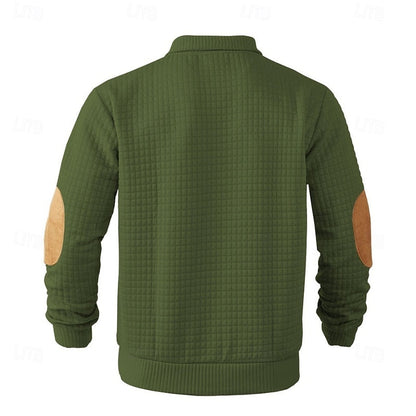 Sawyer | Textured Stand-Collar Pullover