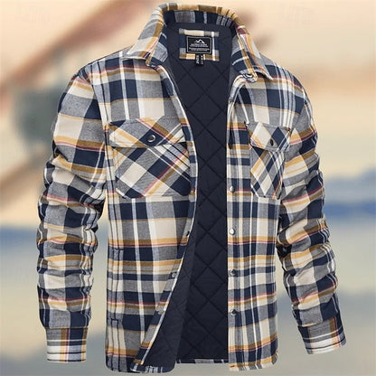 Griffin | Quilted Check Shirt Jacket