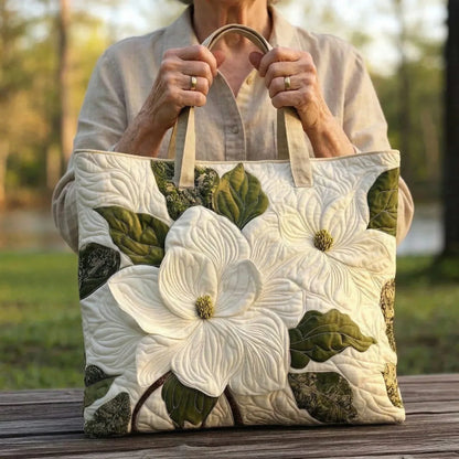 HANDMADE BAG - WHITE FLOWER