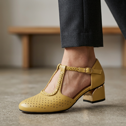 MERELYN LEATHER HEEL