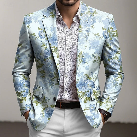 Lucas | Botanical Print Blazer