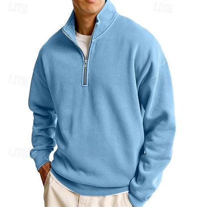 Sutton | Quarter-Zip Stand-Collar Sweatshirt