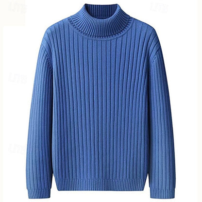 Hamish | Ribbed Roll-Neck Jumper