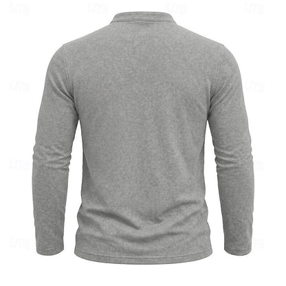 Owen | Classic Henley Long-Sleeve Shirt