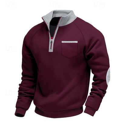 Jasper | Quarter-Zip Stand-Collar Pullover