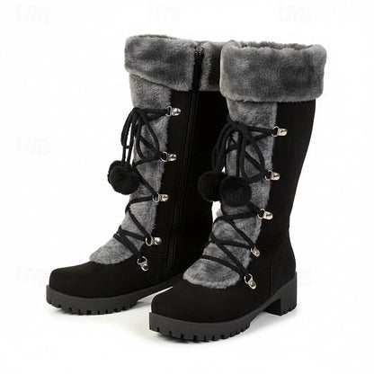 Danica | Cosy Lace-Up Winter Boots