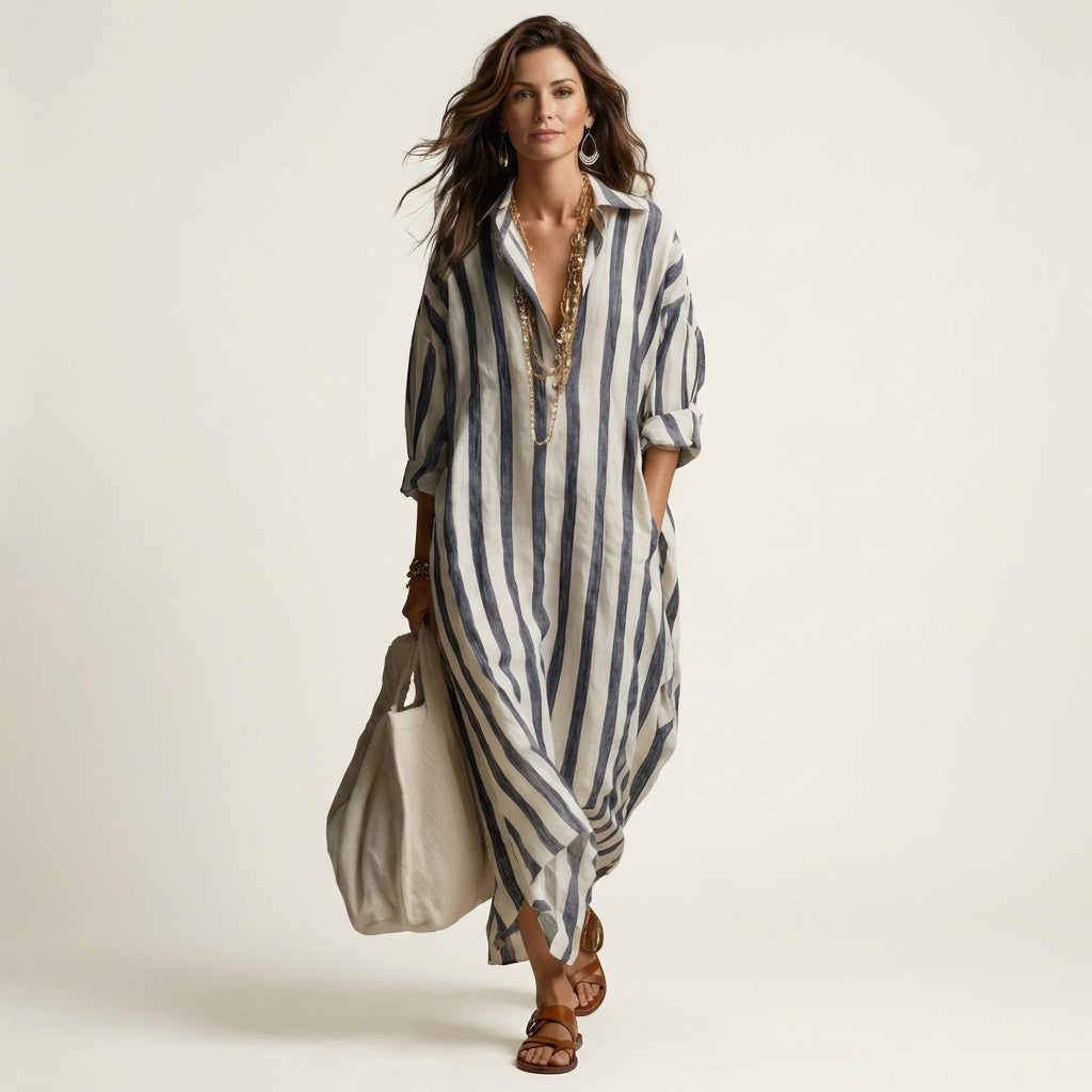 Carra | Striped Maxi Dress