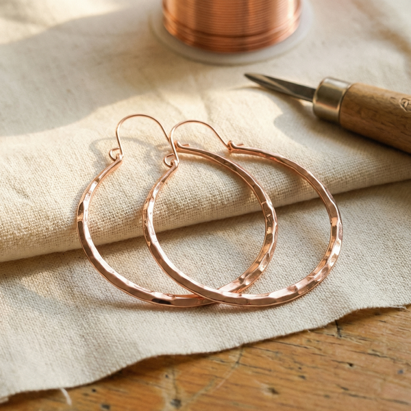 Ethal's Willow Copper Earrings