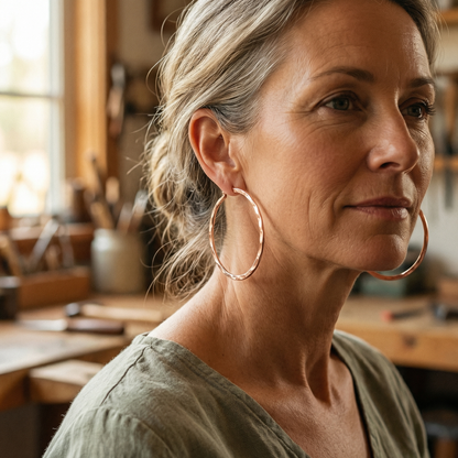 Ethal's Willow Copper Earrings