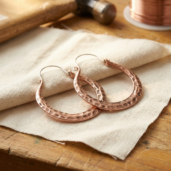 Ethal's Ember Copper Earrings