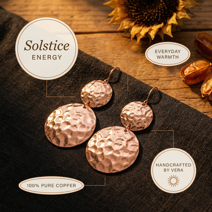 Ethal's Solstice Copper Earrings