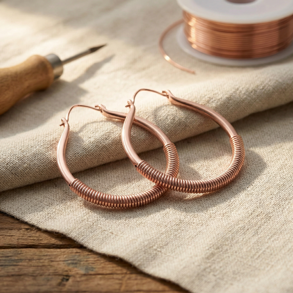 Ethal's Creek Copper Earrings