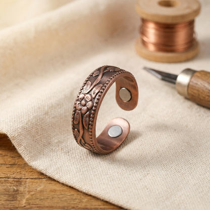 Ethal's Petal Copper Ring