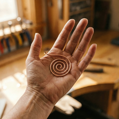 Ethal's Flow Copper Hand Spiral