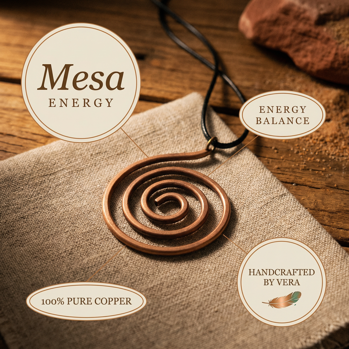 Ethal's Mesa Copper Necklace