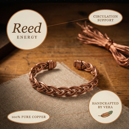 Ethal's Reed Copper Anklet
