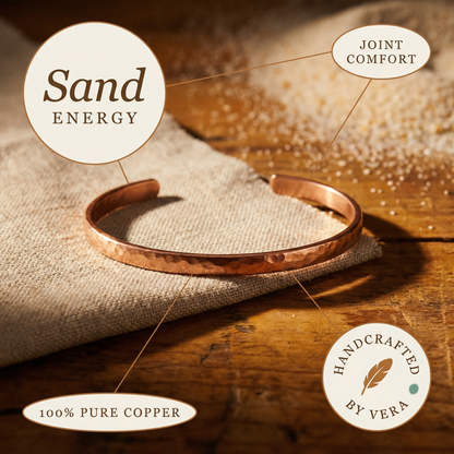 Ethal's Sand Copper Anklet