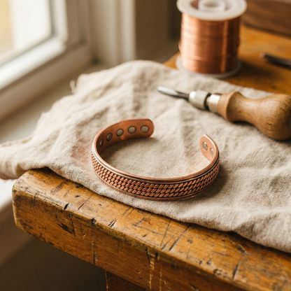Ethal's Wave Copper Bracelet