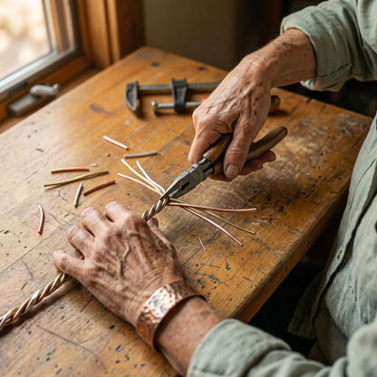 Ethal's Stone Copper Bracelet