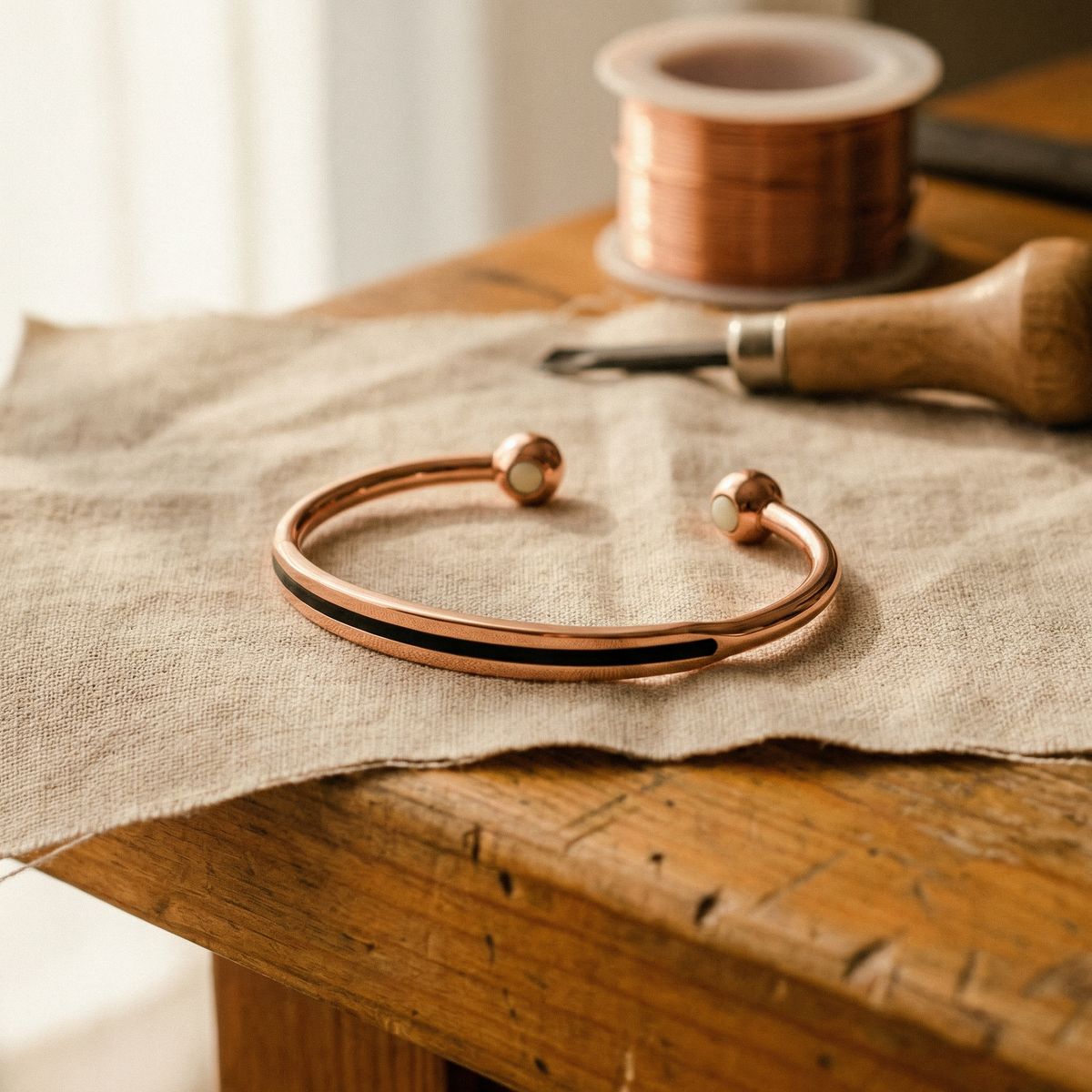 Ethal's Vein Copper Bracelet