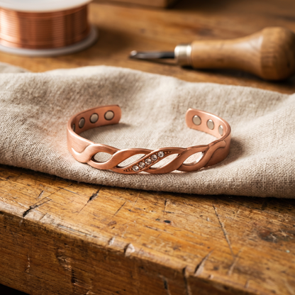 Ethal's Seam Copper Bracelet