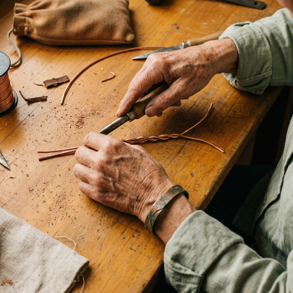 Ethal's Seam Copper Bracelet