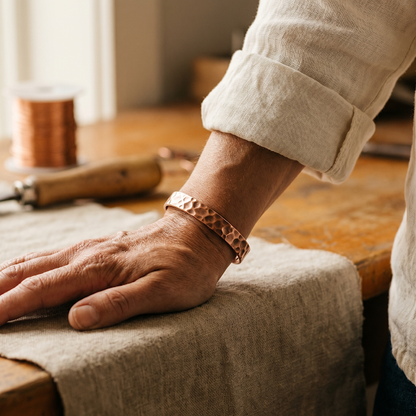 Ethal's Furrow Copper Bracelet