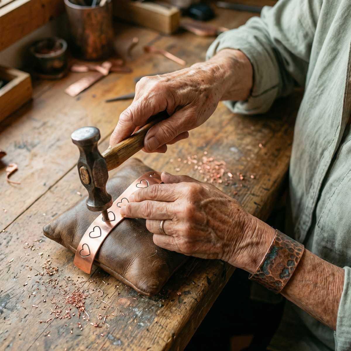 Ethal's Hearth Copper Bracelet
