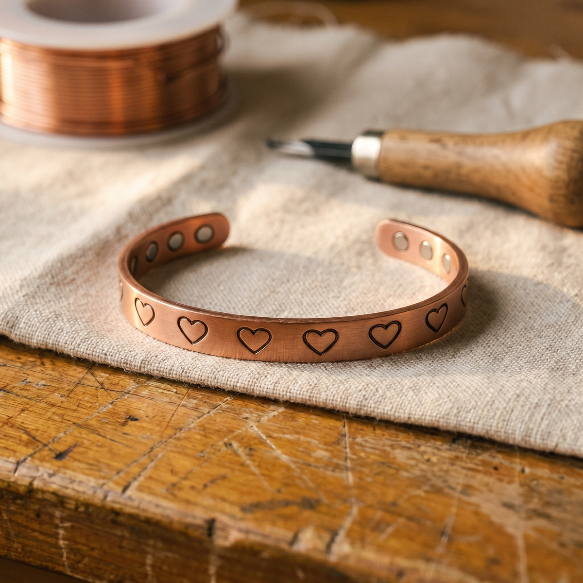 Ethal's Hearth Copper Bracelet