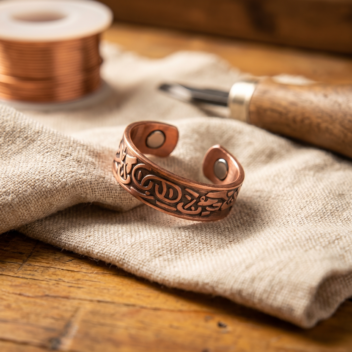 Ethal's Burr Copper Ring