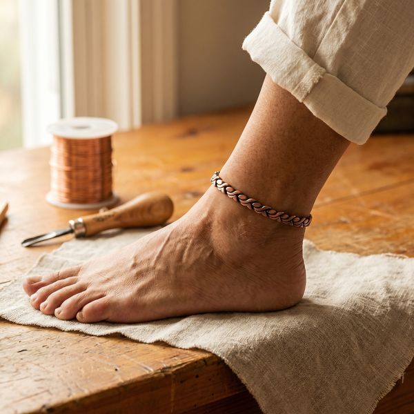 Ethal's Dune Copper Anklet