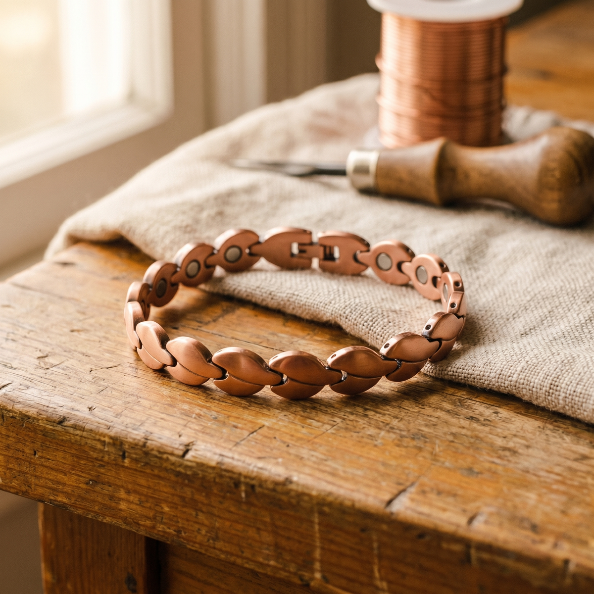 Ethal's Marsh Copper Anklet