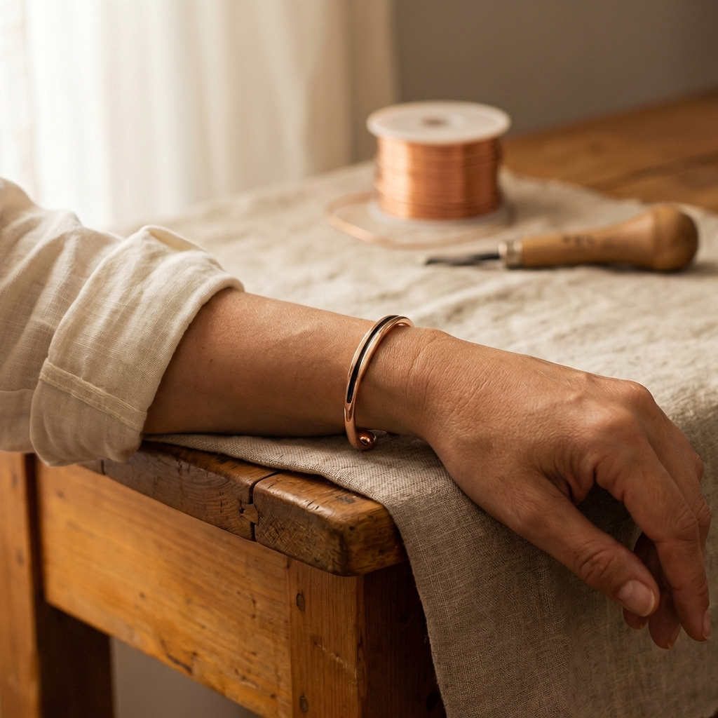 Ethal's Vein Copper Bracelet